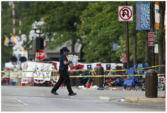 Highland Park shooting person of interest left online trail of violent imagery