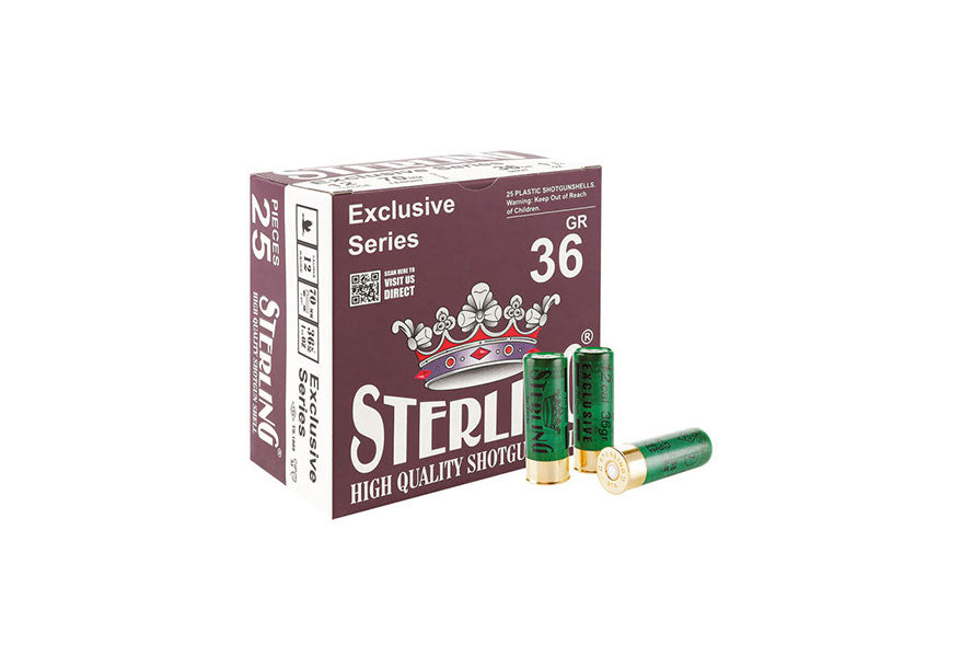 Sterling Exclusive Series 12 gauge #4 2 3/4 INCH 1 1/4OZ (36g), 250 Round Case