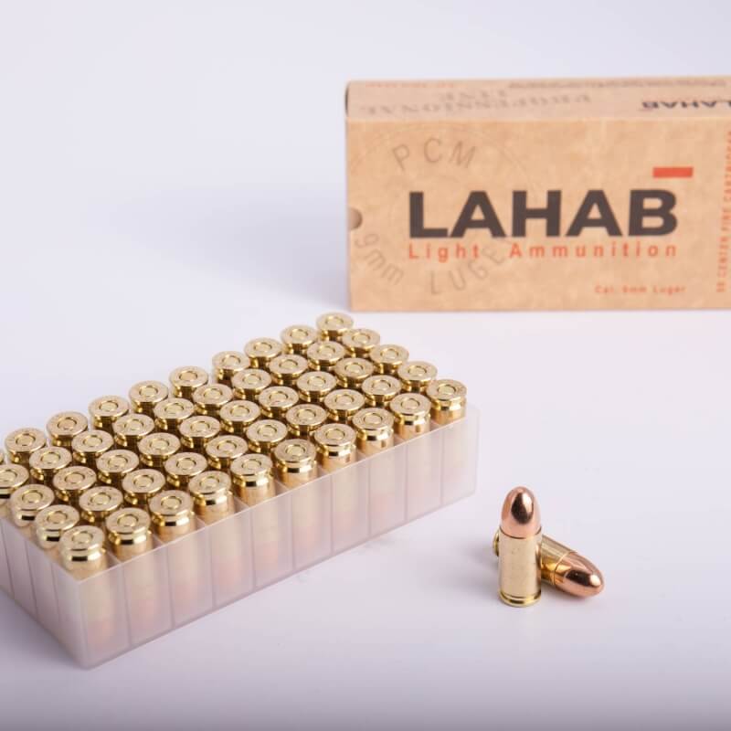 9mm 124 Gr. FMJ Match Grade – 50 Rounds